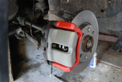 Zacisk Girling i wentylowana tarcza