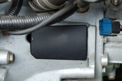 Zamontowana zaślepka skrzyni